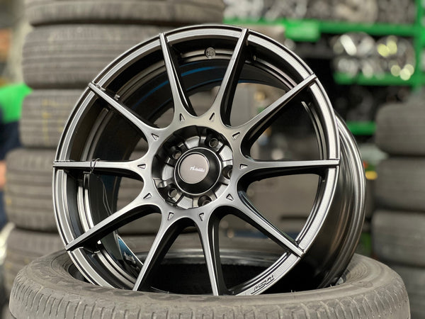 New 16X7 ET40 Advanti Storm S1 Rim (4 wheel) Matt Black 5X100