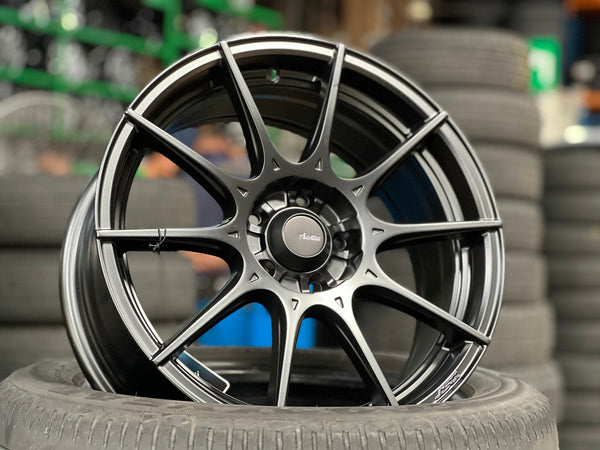 New 16X7 ET40 Advanti Storm S1 Rim (4 wheel) Matt Black 5X100