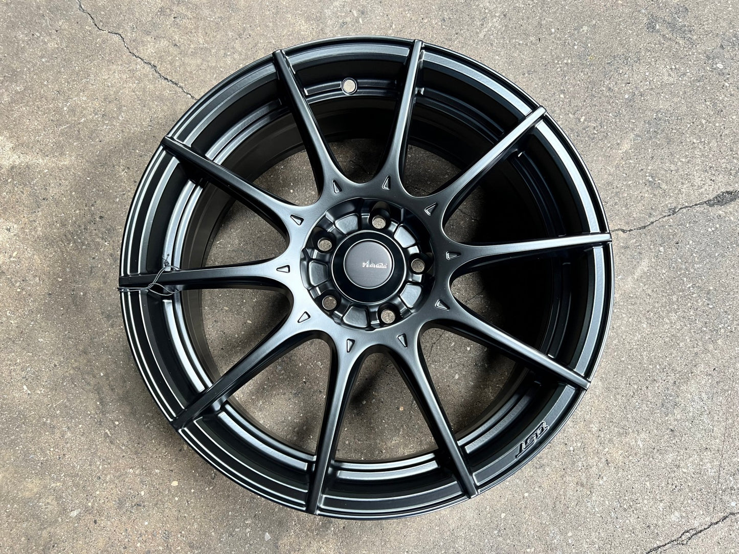 New 16X7 ET40 Advanti Storm S1 Rim (4 wheel) Matt Black 5X100
