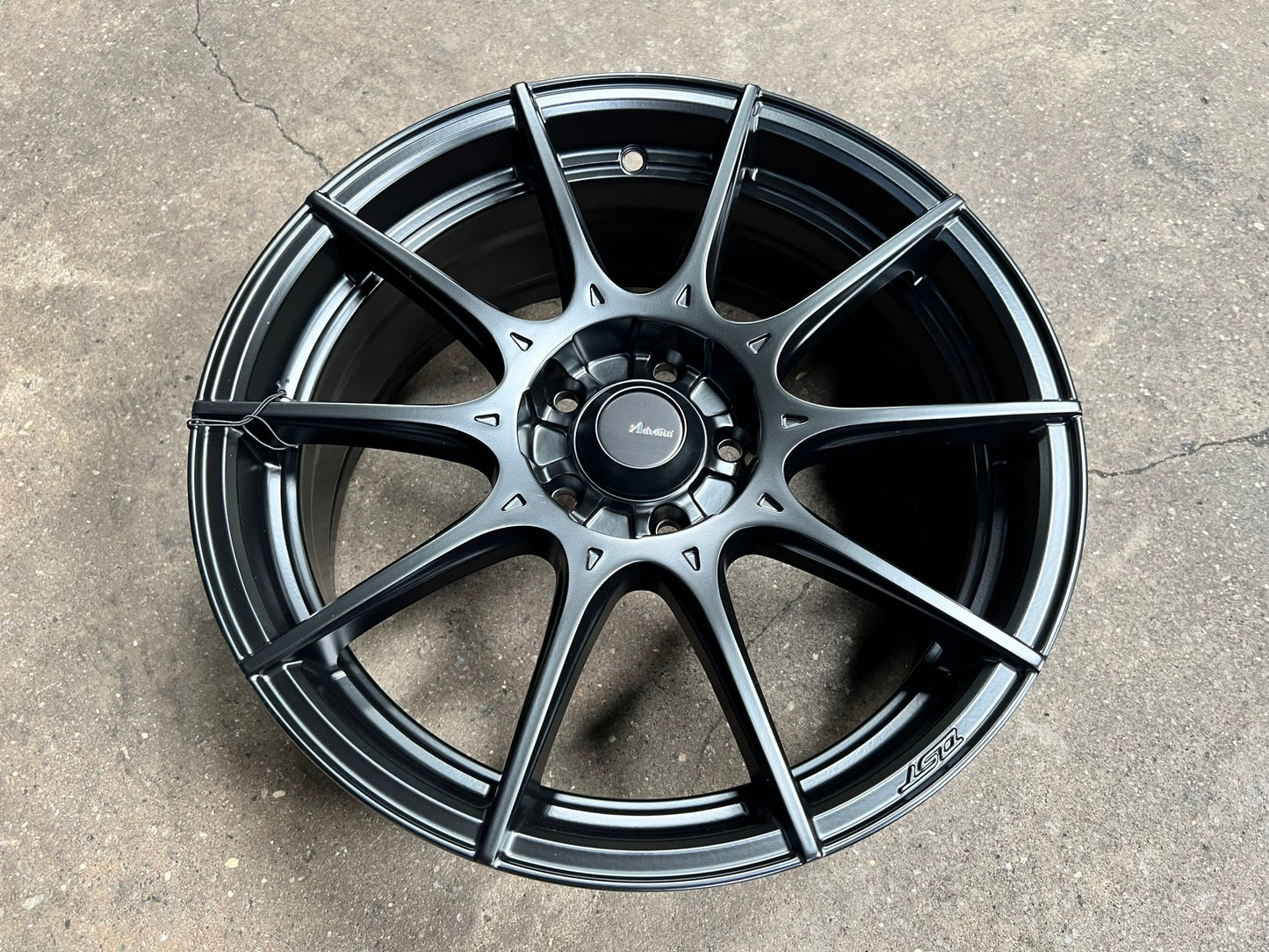 New 16X7 ET40 Advanti Storm S1 Rim (4 wheel) Matt Black 5X100