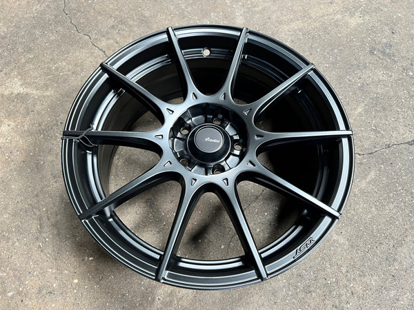 New 16X7 ET40 Advanti Storm S1 Rim (4 wheel) Matt Black 5X100