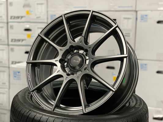 New 16X7 ET40 Advanti Storm S1 Rim (4 wheel) Matt Gunmetal 5X114.3