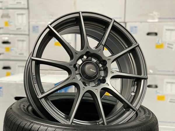 New 16X7 ET40 Advanti Storm S1 Rim (4 wheel) Matt Gunmetal 5X114.3