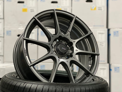 New 16X7 ET40 Advanti Storm S1 Rim (4 wheel) Matt Gunmetal 5X114.3