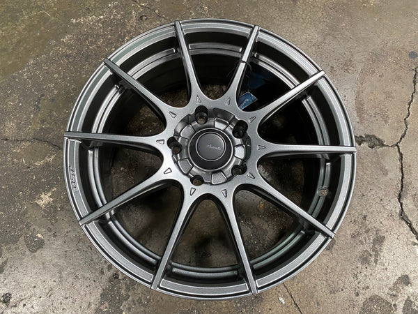 New 16X7 ET40 Advanti Storm S1 Rim (4 wheel) Matt Gunmetal 5X114.3