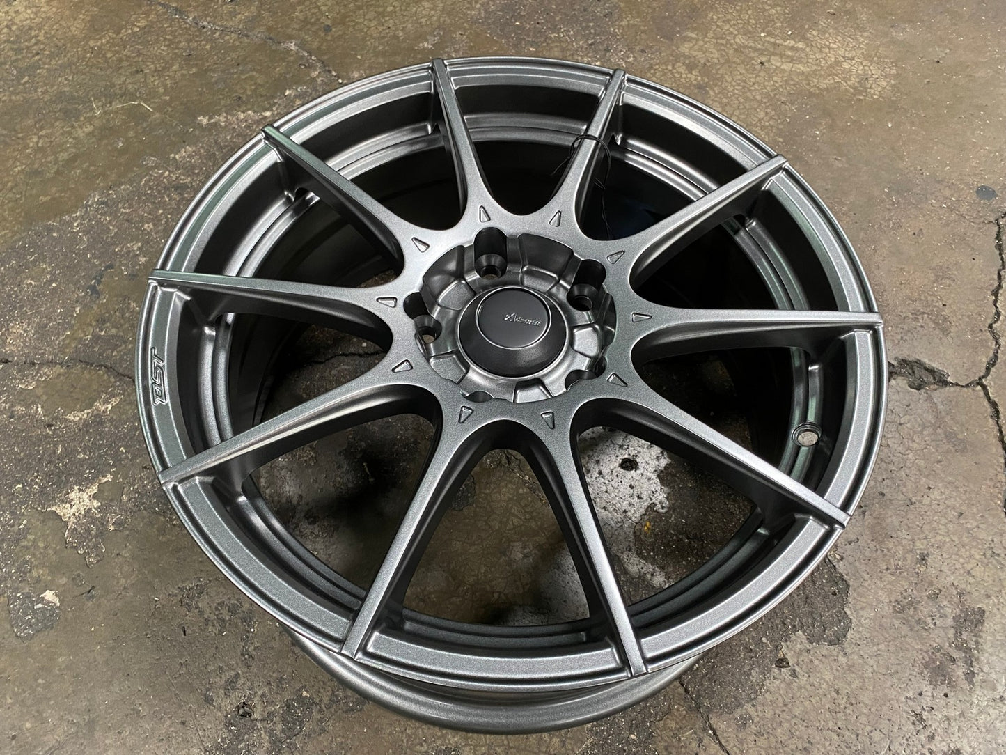 New 16X7 ET40 Advanti Storm S1 Rim (4 wheel) Matt Gunmetal 5X114.3