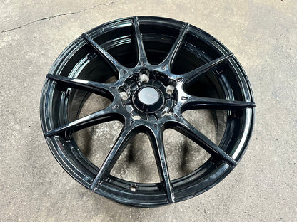 New 16X7 ET40 Advanti Storm S1 Rim (4 wheel) Gloss Black 5X114.3