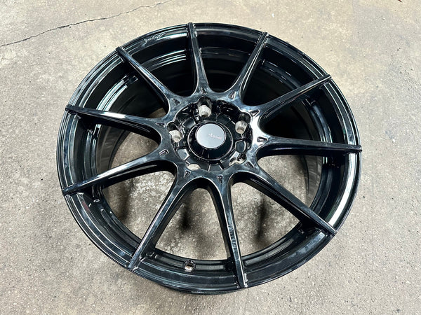 New 16X7 ET40 Advanti Storm S1 Rim (4 wheel) Gloss Black 5X114.3