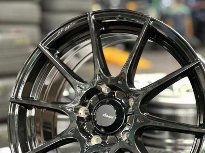 New 16X7 ET40 Advanti Storm S1 Rim (4 wheel) Gloss Black 5X114.3