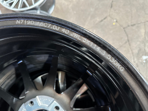 New 16X7 ET40 Advanti Storm S1 Rim (4 wheel) Gloss Black 5X114.3