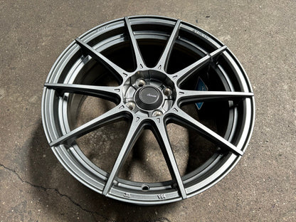 New 17X7 ET40 Advanti Storm S1 Rim (4 wheel) Matt Gunmetal 4X100