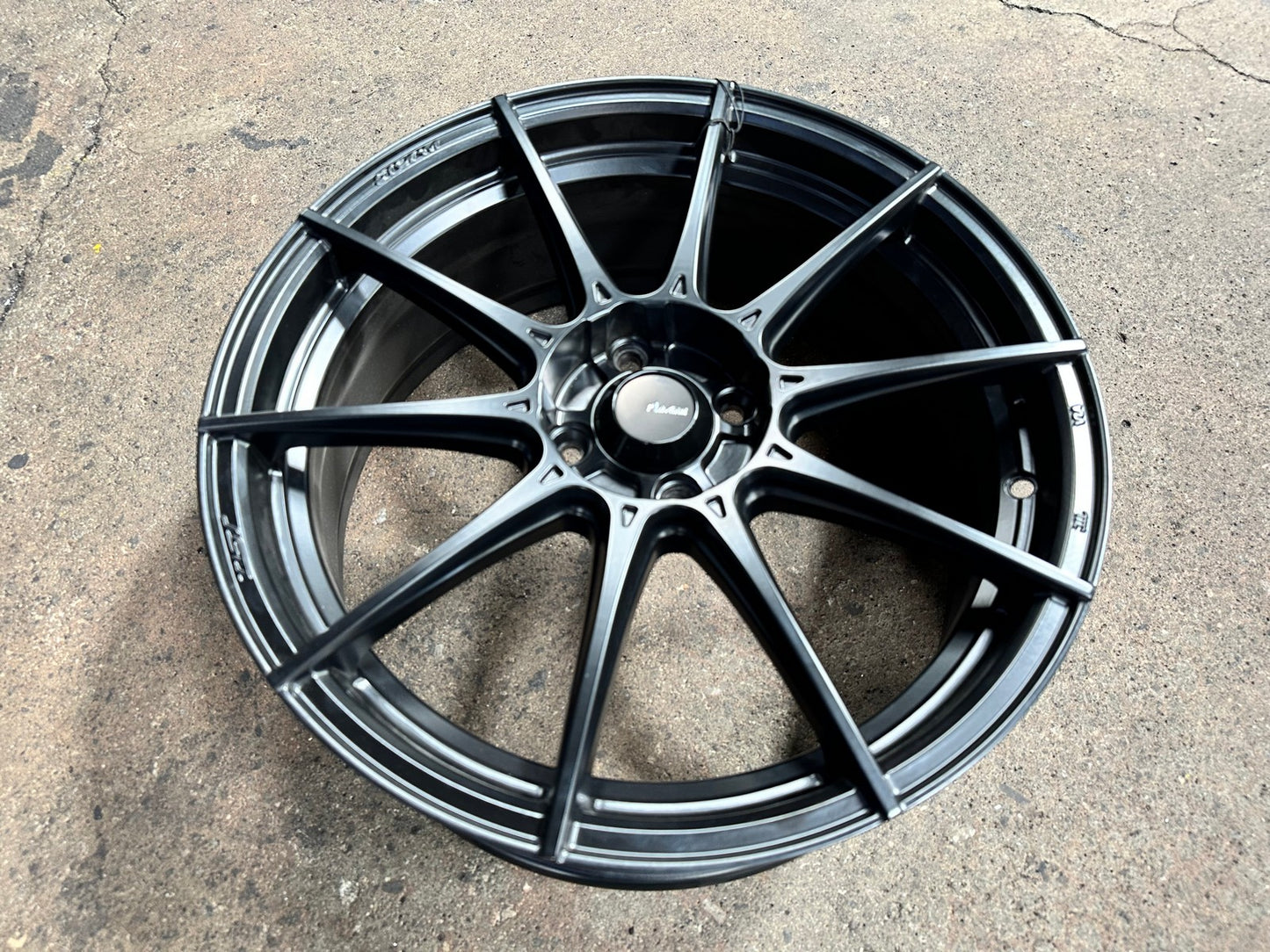 New 17X7 ET40 Advanti Storm S1 Rim (4 wheel) Matt Black 4X100