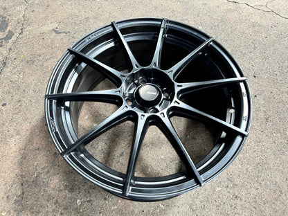 New 17X7 ET40 Advanti Storm S1 Rim (4 wheel) Matt Black 4X100