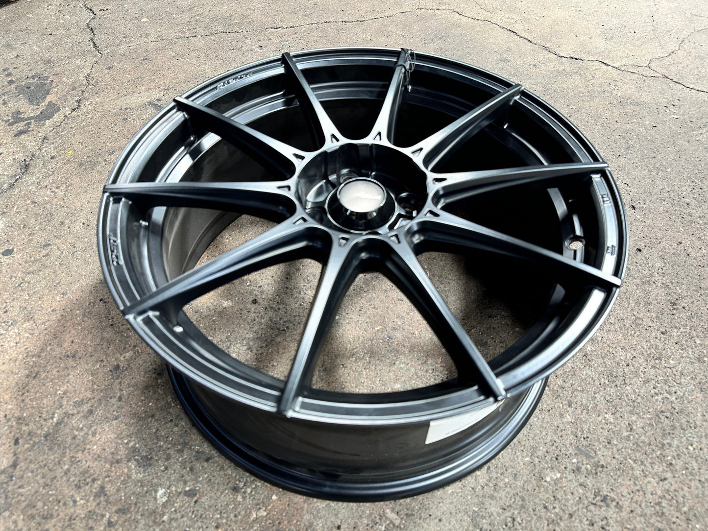 New 17X7 ET40 Advanti Storm S1 Rim (4 wheel) Matt Black 4X100