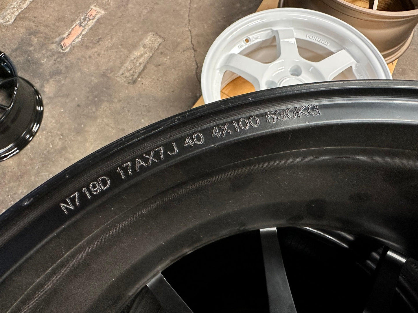 New 17X7 ET40 Advanti Storm S1 Rim (4 wheel) Matt Black 4X100