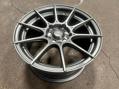 New 15X7.5 ET35 Advanti Storm S1 Rim (4 wheel) Matt Gunmetal 5X114.3