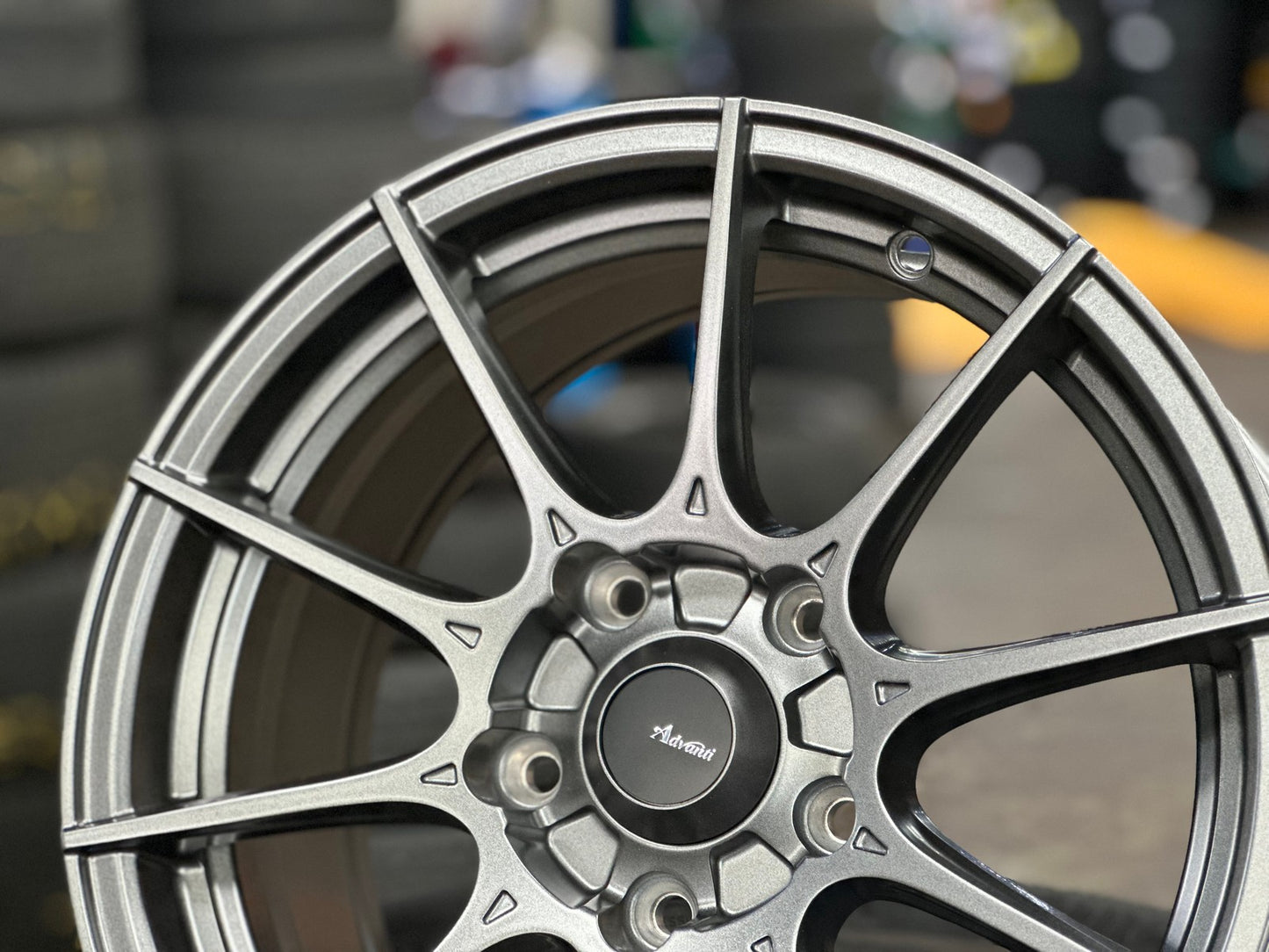 New 15X7.5 ET35 Advanti Storm S1 Rim (4 wheel) Matt Gunmetal 5X114.3