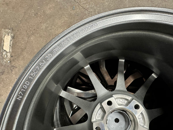 New 15X7.5 ET35 Advanti Storm S1 Rim (4 wheel) Matt Gunmetal 5X114.3