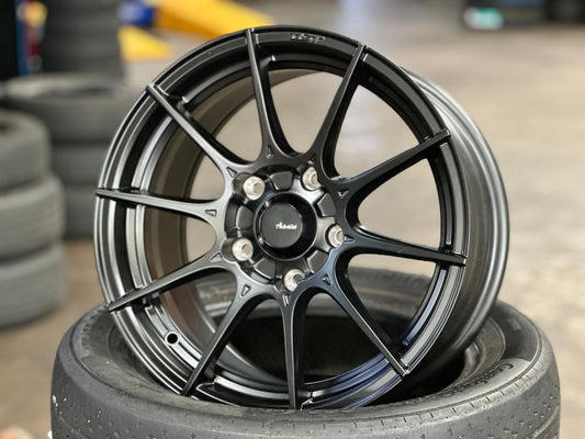 New 15X7.5 ET35 Advanti Storm S1 Rim (4 wheel) Matt Black 5X114.3