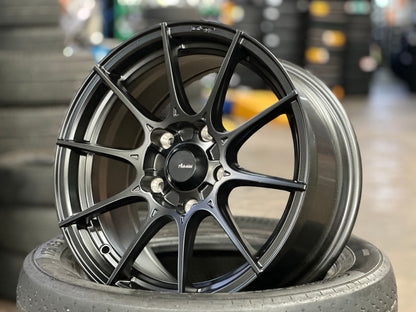 New 15X7.5 ET35 Advanti Storm S1 Rim (4 wheel) Matt Black 5X114.3