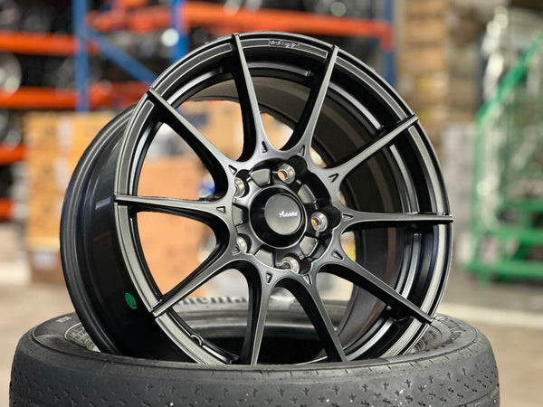 New 15X7.5 ET35 Advanti Storm S1 Rim (4 wheel) Matt Black 5X114.3