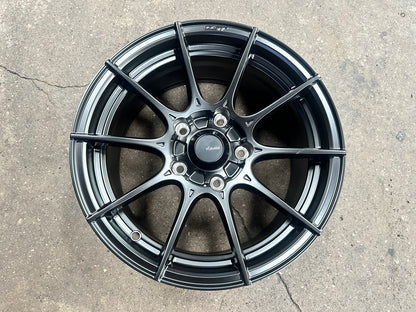 New 15X7.5 ET35 Advanti Storm S1 Rim (4 wheel) Matt Black 5X114.3