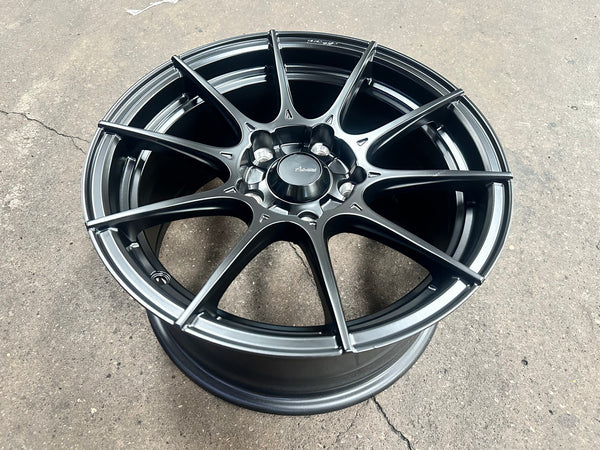 New 15X7.5 ET35 Advanti Storm S1 Rim (4 wheel) Matt Black 5X114.3