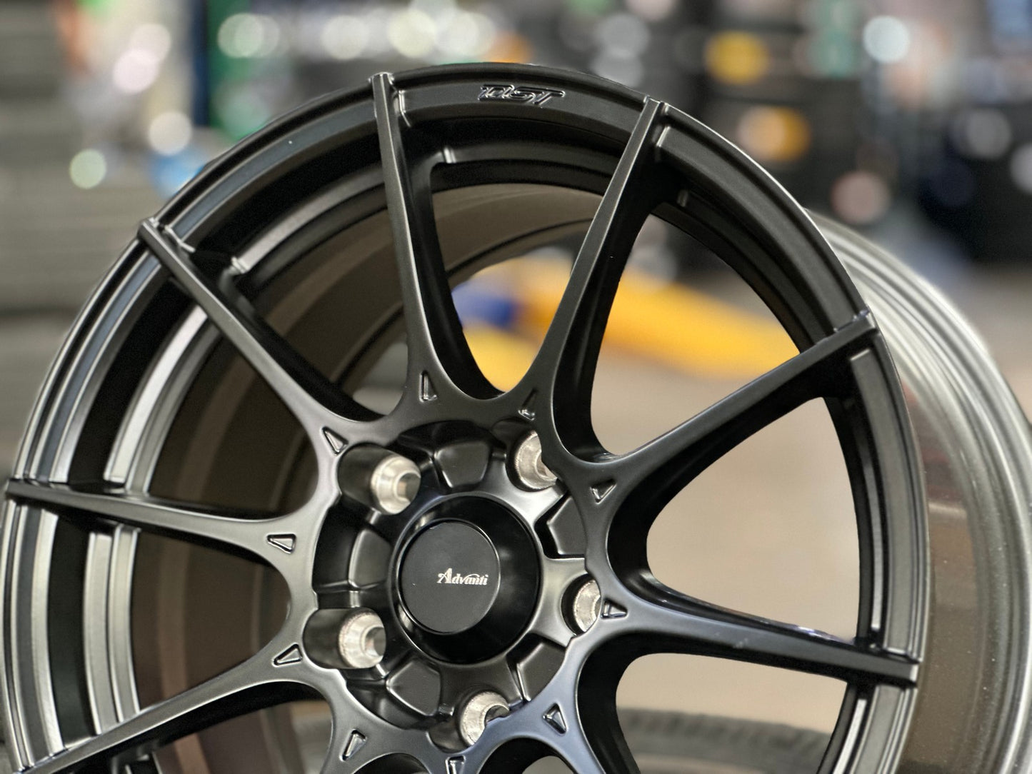 New 15X7.5 ET35 Advanti Storm S1 Rim (4 wheel) Matt Black 5X114.3