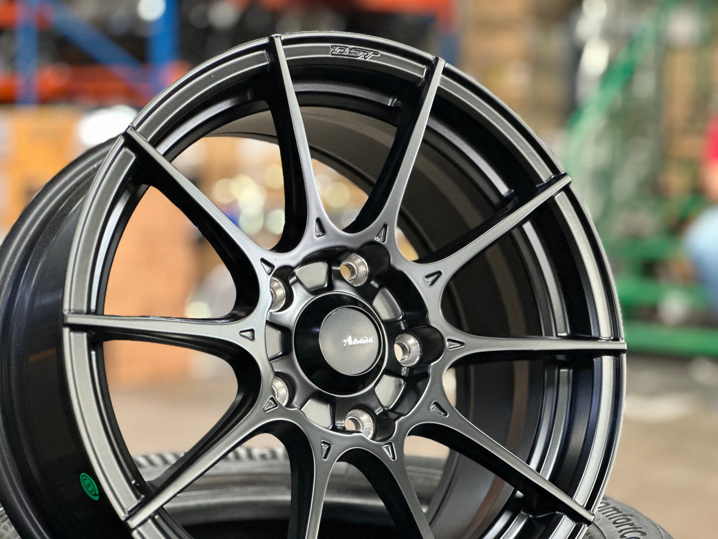 New 15X7.5 ET35 Advanti Storm S1 Rim (4 wheel) Matt Black 5X114.3