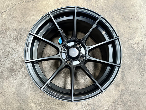 New 15X8 ET25 Advanti Storm S1 Rim (4 wheel) Matt Black 4X100