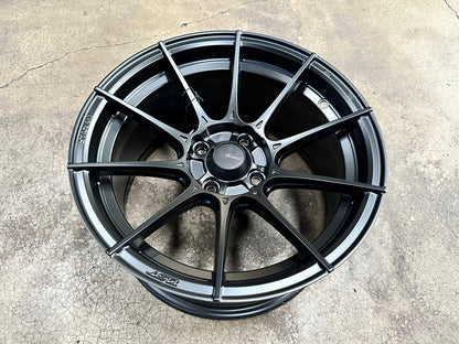 New 15X8 ET25 Advanti Storm S1 Rim (4 wheel) Matt Black 4X100