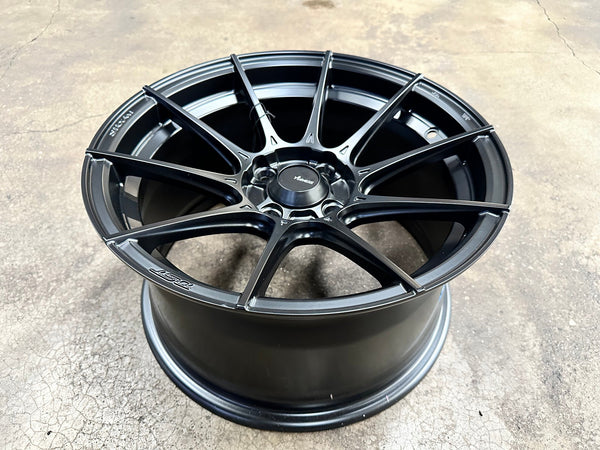 New 15X8 ET25 Advanti Storm S1 Rim (4 wheel) Matt Black 4X100