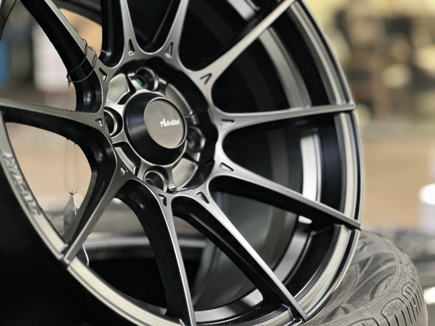 New 15X8 ET25 Advanti Storm S1 Rim (4 wheel) Matt Black 4X100