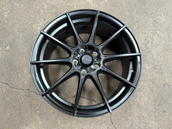 New 18X8 ET45 Advanti Storm S1 Rim (4 wheel) Matt Black 5X112