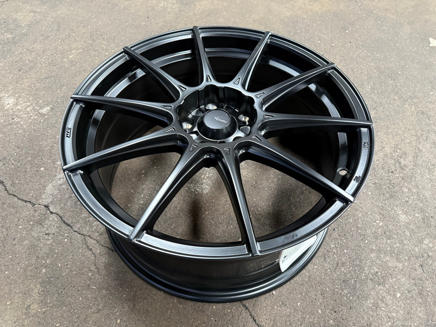 New 18X8 ET45 Advanti Storm S1 Rim (4 wheel) Matt Black 5X112