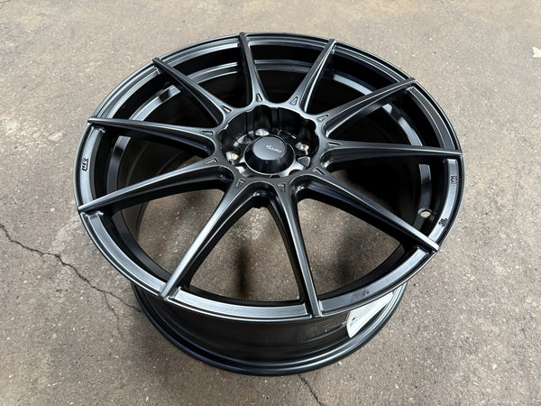 New 18X8 ET45 Advanti Storm S1 Rim (4 wheel) Matt Black 5X112