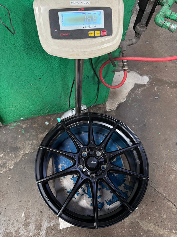 New 18X8 ET45 Advanti Storm S1 Rim (4 wheel) Matt Black 5X112