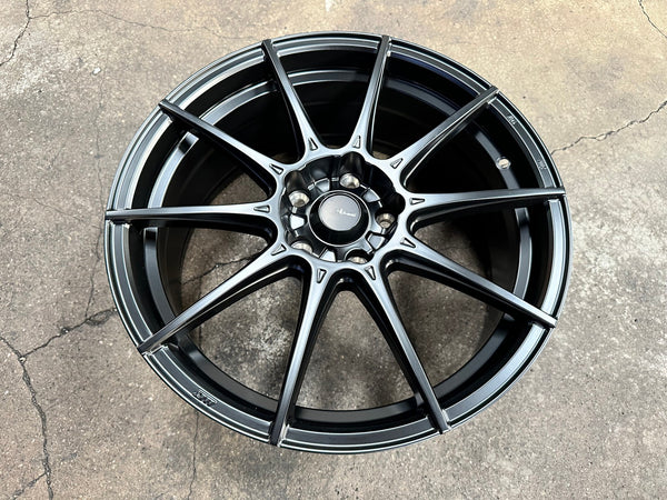 New 18X8 ET45 Advanti Storm S1 Rim (4 wheel) Matt Black 5X114.3