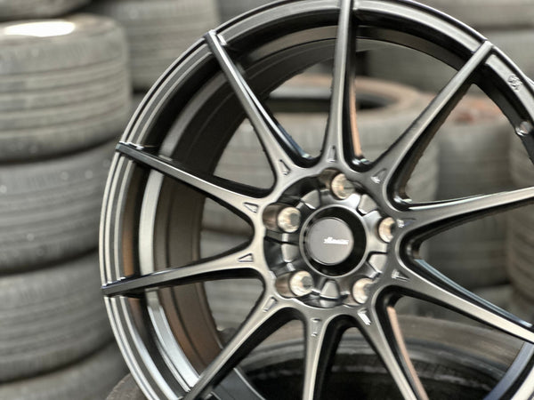 New 18X8 ET45 Advanti Storm S1 Rim (4 wheel) Matt Black 5X114.3