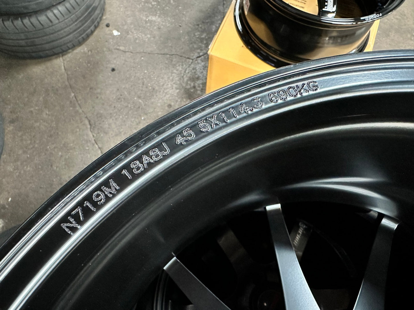 New 18X8 ET45 Advanti Storm S1 Rim (4 wheel) Matt Black 5X114.3