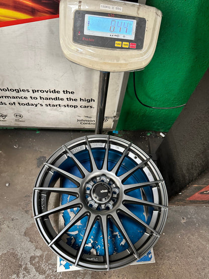 New 18X8 ET45 Konig Rennform Rim (4 wheel) Matt Gunmetal 5X112