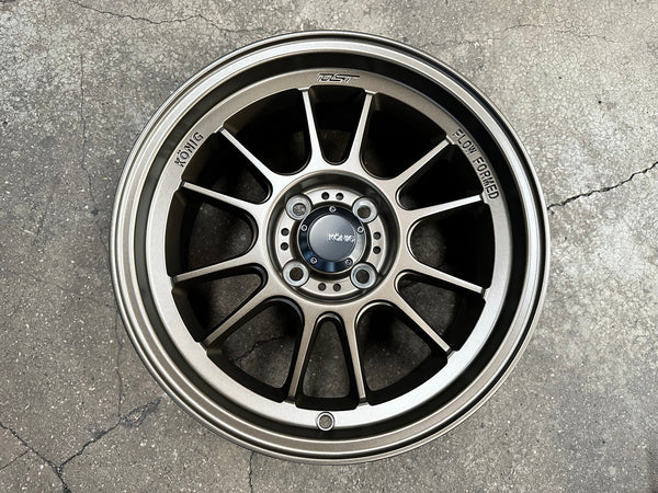 New 15X7.5 ET35 Konig Hypergram Rim (4 wheel) Bronze 4X100