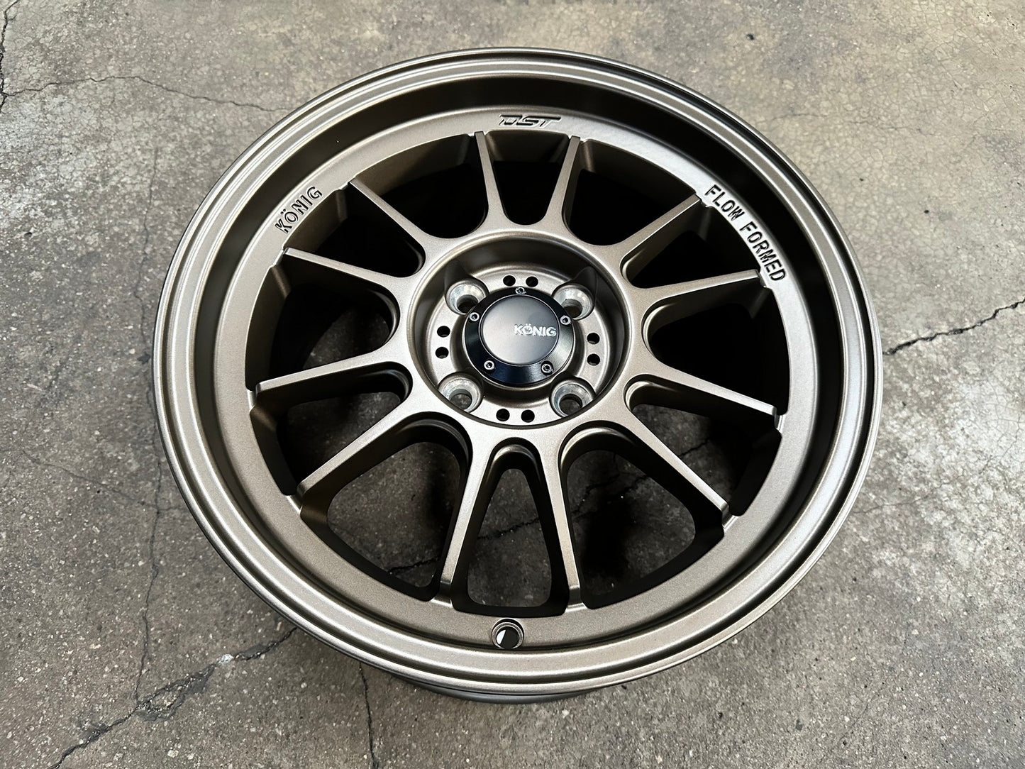 New 15X7.5 ET35 Konig Hypergram Rim (4 wheel) Bronze 4X100