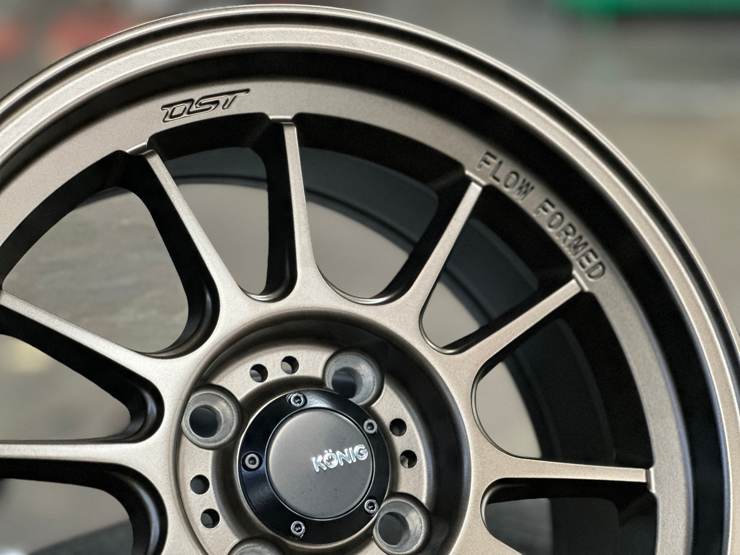 New 15X7.5 ET35 Konig Hypergram Rim (4 wheel) Bronze 4X100