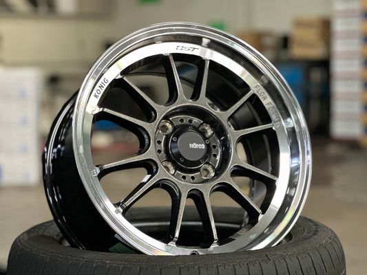New 15X7.5 ET35 Konig Hypergram Rim (4 wheel) Gloss Gunmetal 4X100