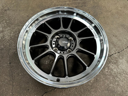 New 15X7.5 ET35 Konig Hypergram Rim (4 wheel) Gloss Gunmetal 4X100