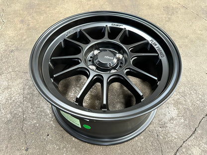 New 15X7.5 ET35 Konig Hypergram Rim (4 wheel) Matt Black 4X100