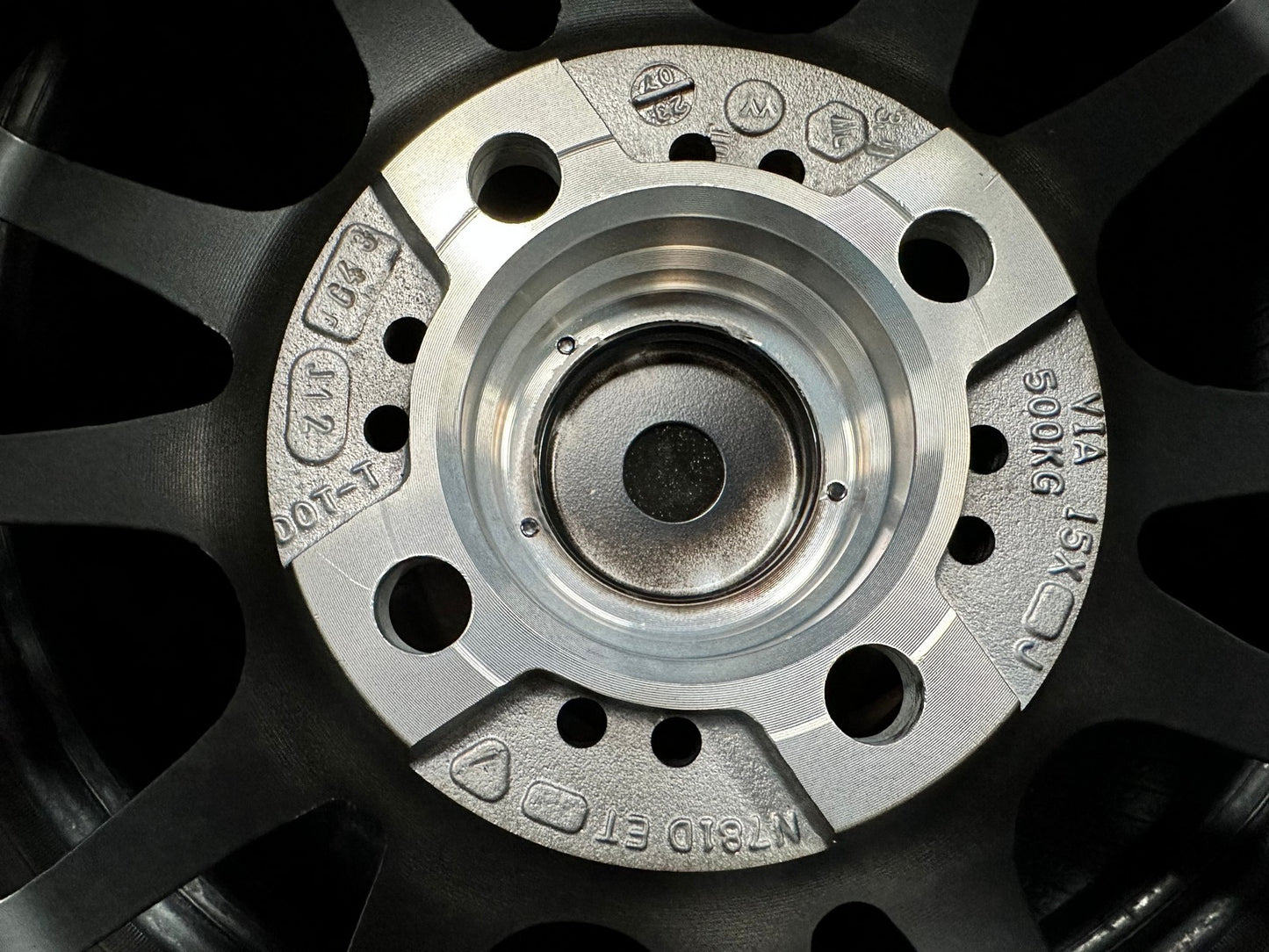 New 15X7.5 ET35 Konig Hypergram Rim (4 wheel) Matt Black 4X100