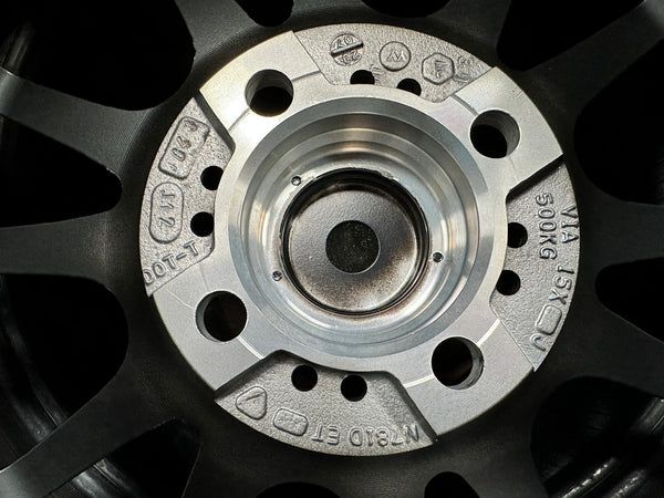 New 15X7.5 ET35 Konig Hypergram Rim (4 wheel) Matt Black 4X100