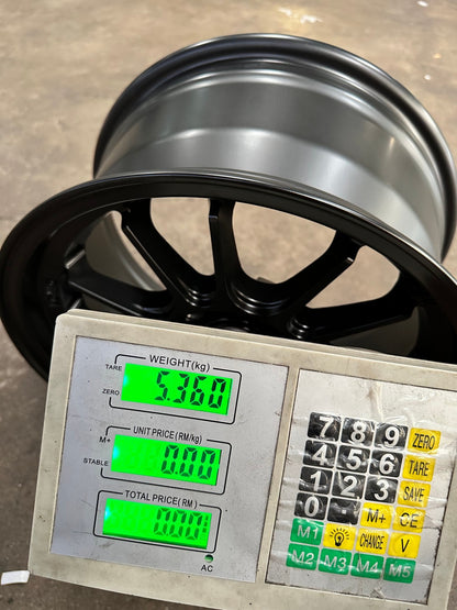 New 15X7.5 ET35 Konig Hypergram Rim (4 wheel) Matt Black 4X100